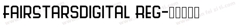 FairStarsDigital Reg字体转换